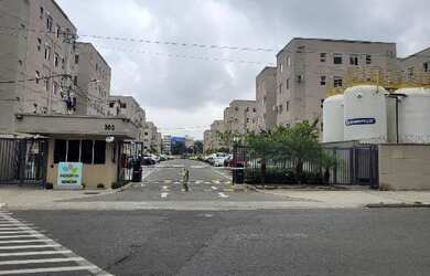 Imagem: O apartamento possui 1 Dormitório, 1 Banheiro, 1 Vaga na garagem