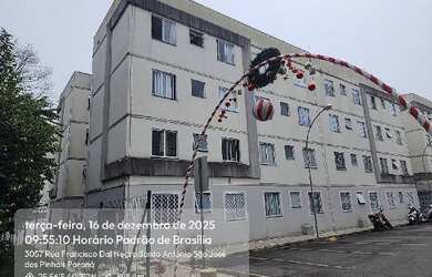 Imagem: O apartamento possui 2 Dormitórios, 1 Banheiro, 1 Vaga na garagem