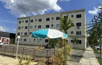 Imagem: O apartamento possui 2 Dormitórios, 1 Banheiro, 1 Vaga na garagem