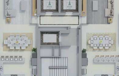 Imagem: O apartamento possui 4 Dormitórios, 5 Banheiros, 3 Vagas na