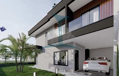 Imagem: A casa possui 3 Dormitórios, 3 Suítes, 4 Banheiros, 2 Vagas