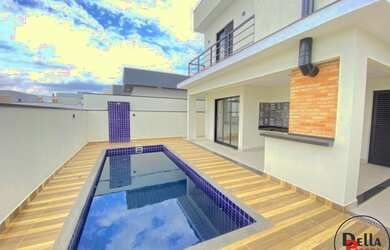 Imagem 3: CASA VENDA INDAIATUBA. Piscina, Ar-condicionado, Área de serviçoeLareira