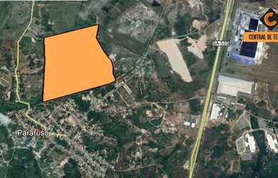 Imagem: O terreno possui 440.000m² de Área Privada e está localizado