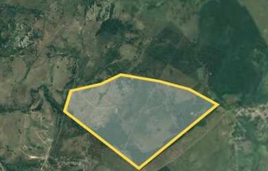Imagem: O terreno possui 2.500.000m² de Área Privada e está localizado