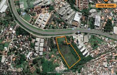 Imagem: O terreno possui 21217m² de Área Privada e está localizado