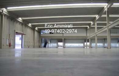 Imagem: O depósito possui 25.000m² de Área, 18.000m² de Área Privada