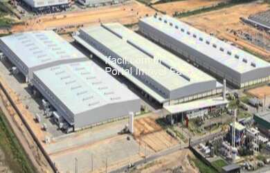Imagem: O depósito possui 273.842m² de Área, 146.474m² de Área