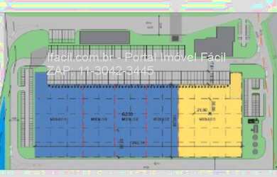 Imagem: O depósito possui 200.000m² de Área, 10.504m² de Área Privada