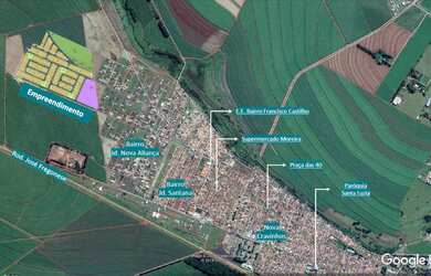 Imagem: O terreno possui 160m² de Área e está localizado em Cravinhos