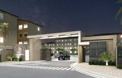 Imagem: O apartamento possui 2 Dormitórios, 1 Banheiro, 1 Vaga na garagem