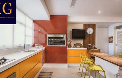 Imagem: O apartamento à venda possui 3 Dormitórios, 3 Suítes, 5 Banheiros