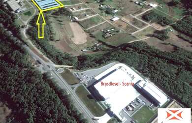 Imagem: O depósito possui 20.413m² de Área, 14.000m² de Área Privada