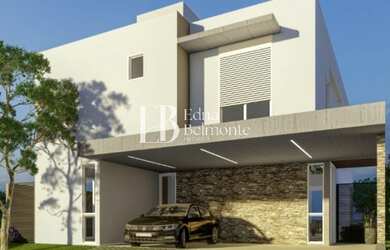 Imagem: A casa em condomínio possui 5 Dormitórios, 5 Suítes, 6 Banheiros