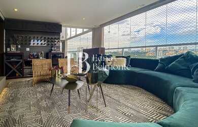 Imagem: O apartamento na cobertura possui 4 Dormitórios, 4 Suítes