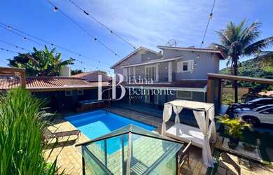 Imagem: A chácara possui 5 Dormitórios, 5 Suítes, 10 Banheiros, 10