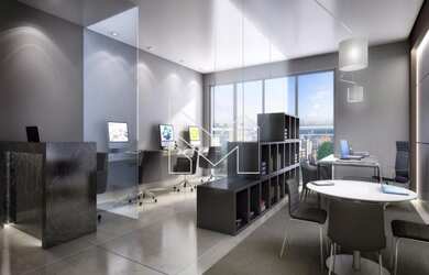 Imagem: A sala comercial possui 1 Banheiro, 1 Vaga na garagem, 1.513m²