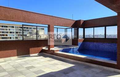 Imagem: O apartamento na cobertura possui 4 Dormitórios, 4 Suítes