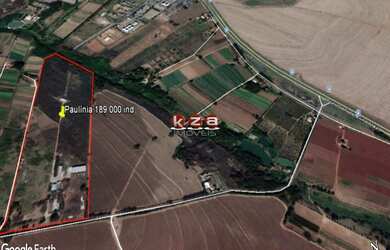 Imagem: O terreno possui 189.000m² de Área Privada e está localizado