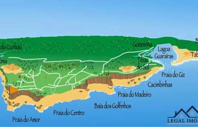 Imagem: O terreno possui 450m² de Área Privada e está localizado