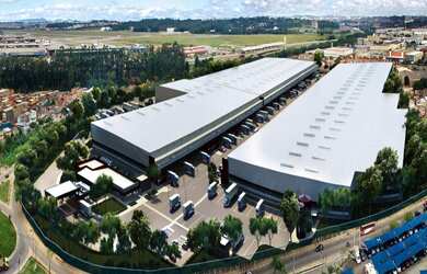 Imagem: O depósito possui 9.108m² de Área, 123.983m² de Área Privada