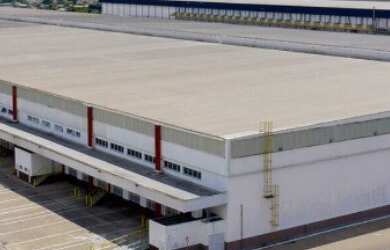 Imagem: O depósito possui 105.000m² de Área e está localizado em