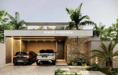 Imagem: A casa possui 3 Dormitórios, 3 Suítes, 1 Banheiro, 3 Vagas