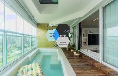 Imagem: O apartamento possui 4 Dormitórios, 4 Suítes, 6 Banheiros