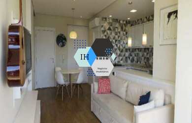 Imagem: O apartamento possui 1 Dormitório, 1 Suíte, 1 Vaga na garagem