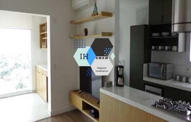 Imagem: O apartamento possui 1 Dormitório, 1 Suíte, 1 Vaga na garagem