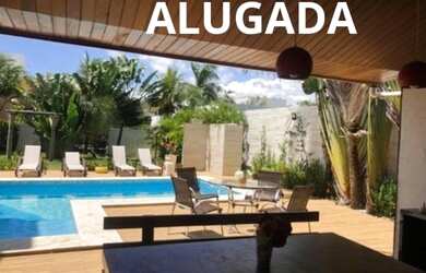 Imagem: A casa em condomínio possui 6 Dormitórios, 6 Suítes, 6 Vagas