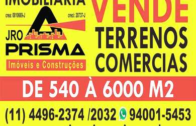 Imagem: O terreno possui 6284m² de Área Privada e está localizado