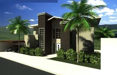 Imagem: A casa possui 3 Dormitórios, 3 Suítes, 4 Banheiros, 6 Vagas