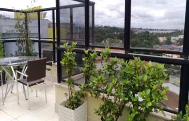 Imagem: O apartamento na cobertura possui 3 Dormitórios, 3 Suítes