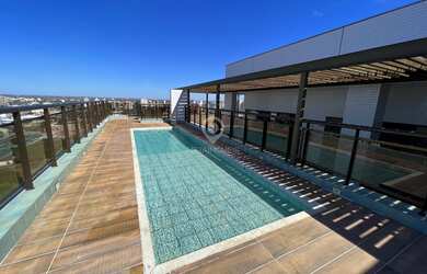 Imagem: O apartamento possui 1 Dormitório, 1 Suíte, 1 Vaga na garagem