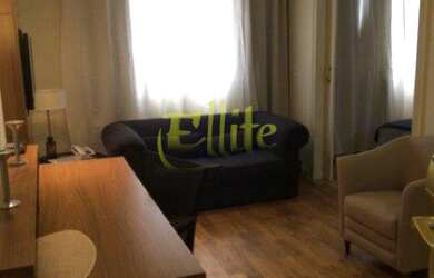 Imagem: O studio possui 1 Dormitório, 1 Banheiro, 1 Vaga na garagem