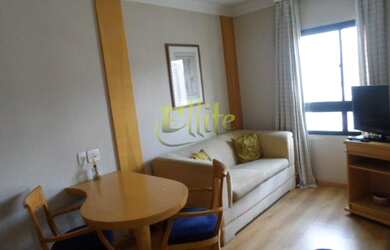 Imagem: O studio para alugar possui 1 Dormitório, 1 Banheiro, 1 Vaga