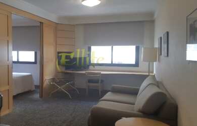 Imagem: O studio possui 1 Dormitório, 1 Banheiro, 1 Vaga na garagem