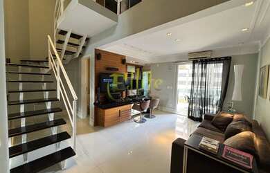 Imagem: O apartamento possui 1 Dormitório, 1 Banheiro, 2 Vagas na garagem