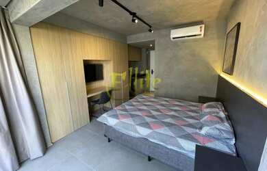 Imagem: O apartamento possui 1 Dormitório, 1 Banheiro, 40m² de Área