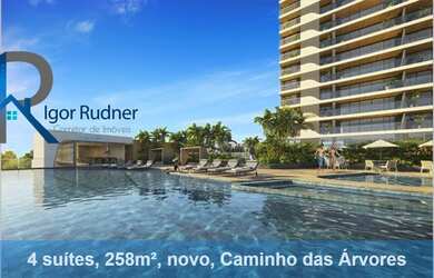 Imagem: O apartamento possui 4 Dormitórios, 4 Suítes, 5 Banheiros