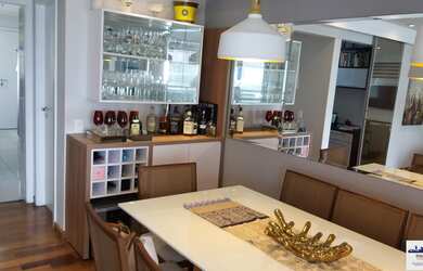 Imagem 6: Edifício Allori vila romana- apartamento de 141m2- 3 suítes+ Escritório-varanda gourmet- 2