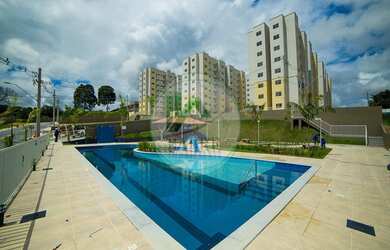 Imagem: O apartamento possui 2 Dormitórios, 1 Banheiro, 1 Vaga na garagem