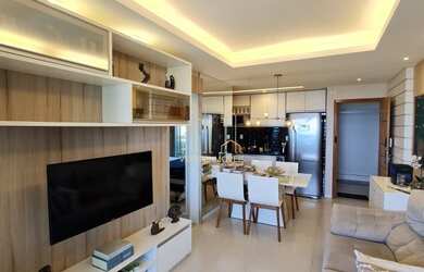 Imagem: O apartamento possui 1 Dormitório, 1 Banheiro, 1 Vaga na garagem