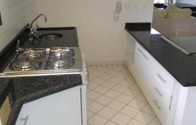 Imagem: O apartamento possui 1 Dormitório, 1 Suíte, 3 Banheiros, 2