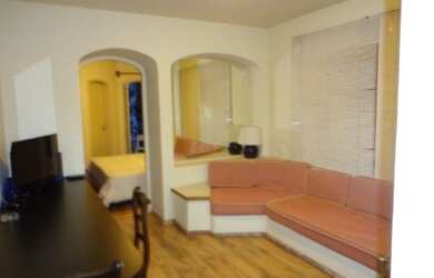 Imagem: O apartamento possui 1 Dormitório, 1 Suíte, 1 Banheiro, 1