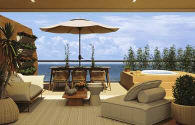 Imagem: O apartamento possui 1 Dormitório, 1 Suíte, 1 Banheiro, 1