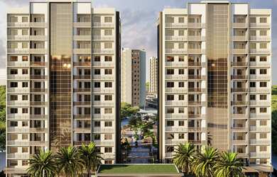 Imagem: O apartamento possui 1 Dormitório, 1 Banheiro, 1 Vaga na garagem