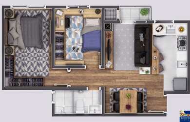 Imagem 4: RESIDENCIAL BELÍSSIMO - ITÁLIA - APARTAMENTO 02 DORMITÓRIOS - NO BAIRRO...