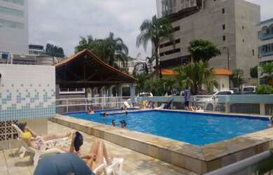 Imagem: O apartamento possui 1 Dormitório, 1 Banheiro, 1 Vaga na garagem