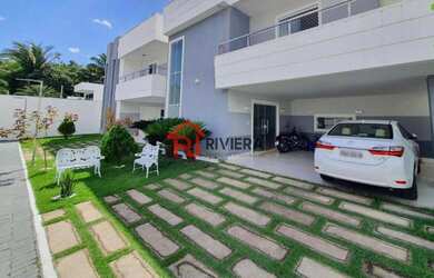 Imagem: A casa em condomínio possui 4 Dormitórios, 4 Suítes, 4 Vagas